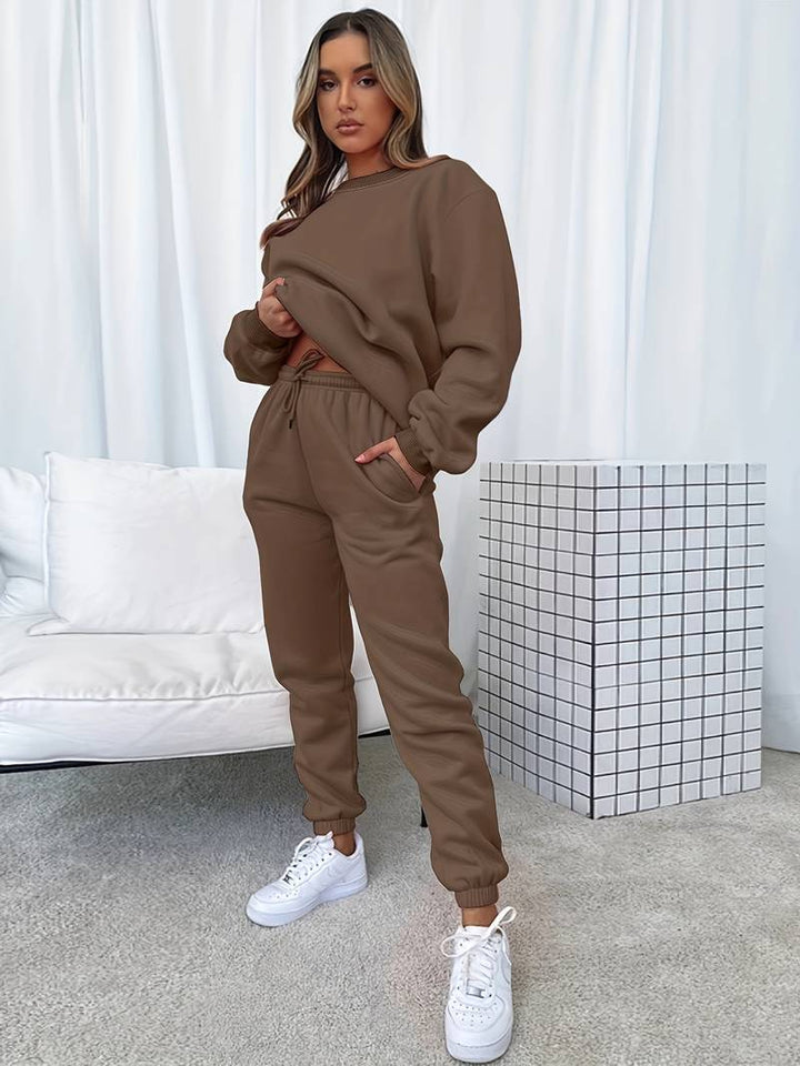 Beige Loungewear Set | Two-Piece | Comfy and Stylish