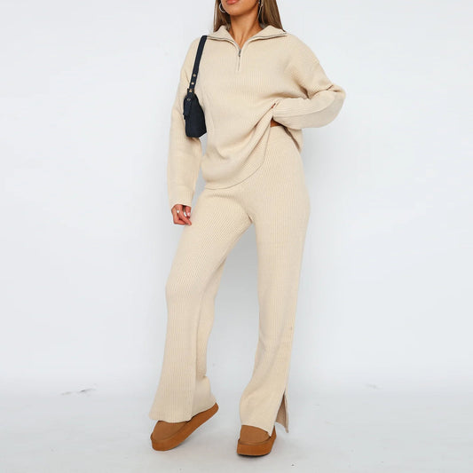 Ribbed Knit Two-Piece Set | Cozy and Chic | Relaxed Fit