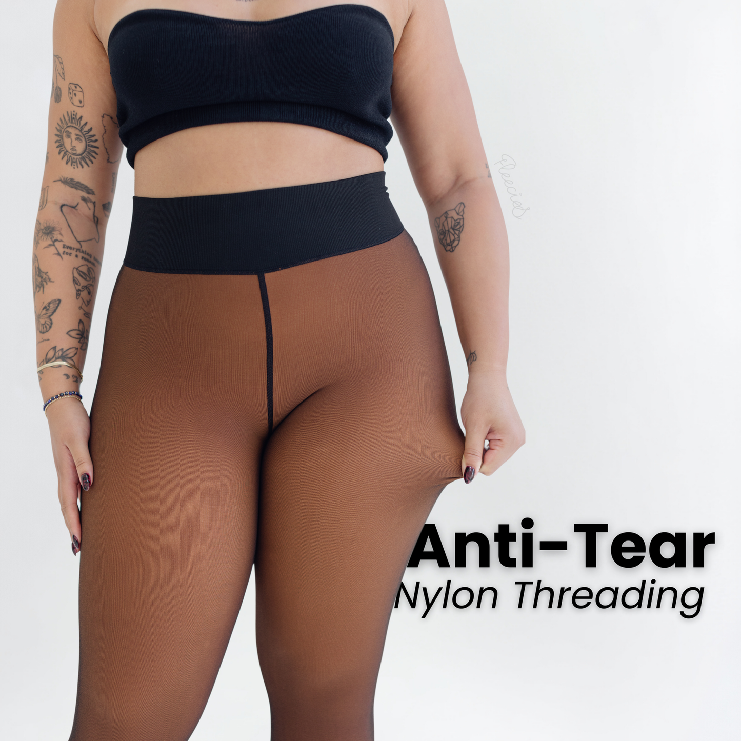 Anti-Tear Sheer Tights | Durable Nylon | Stretch and Comfort