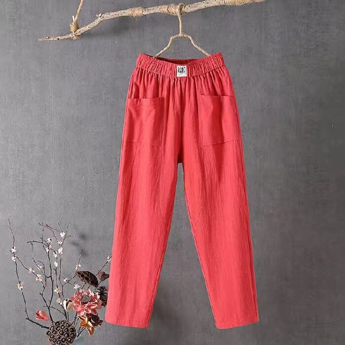 Cotton-Linen Pants | Relaxed Fit | Lightweight and Versatile