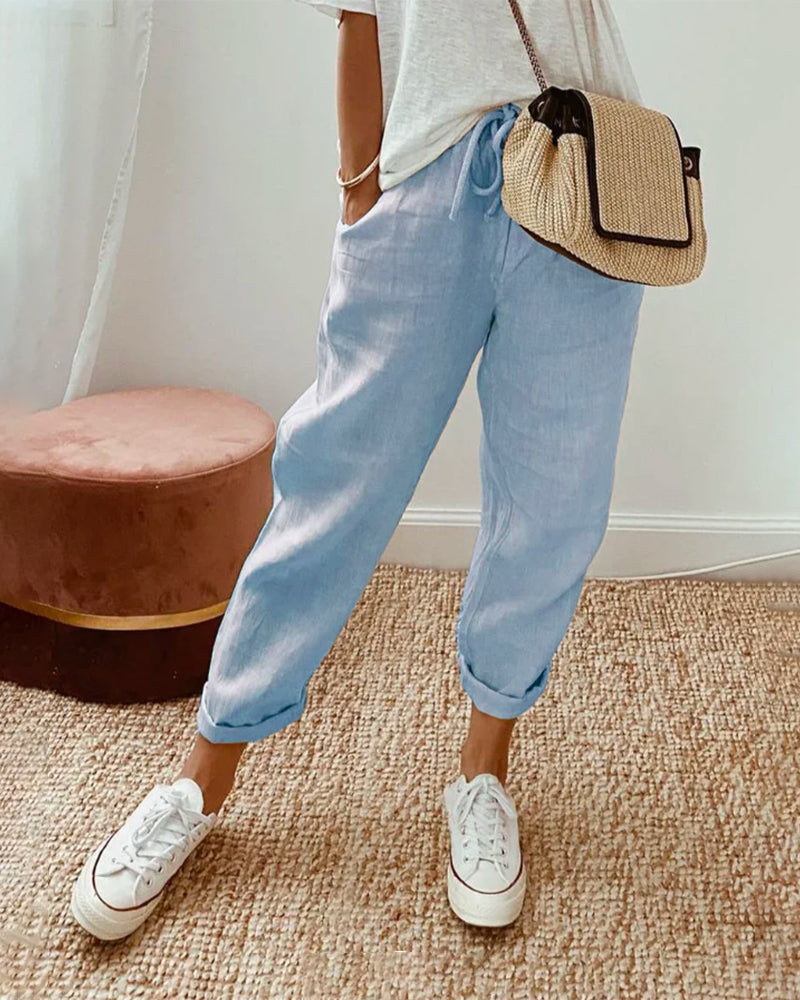 Linen Pants | Relaxed Fit | Lightweight and Breathable