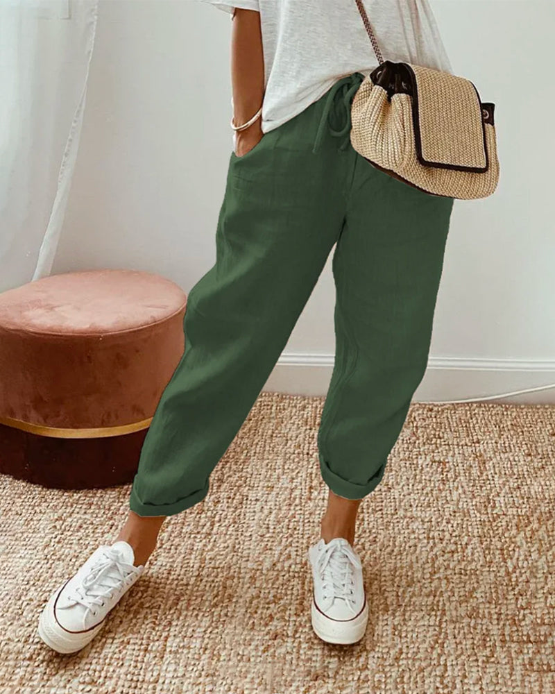 Linen Pants | Relaxed Fit | Lightweight and Breathable