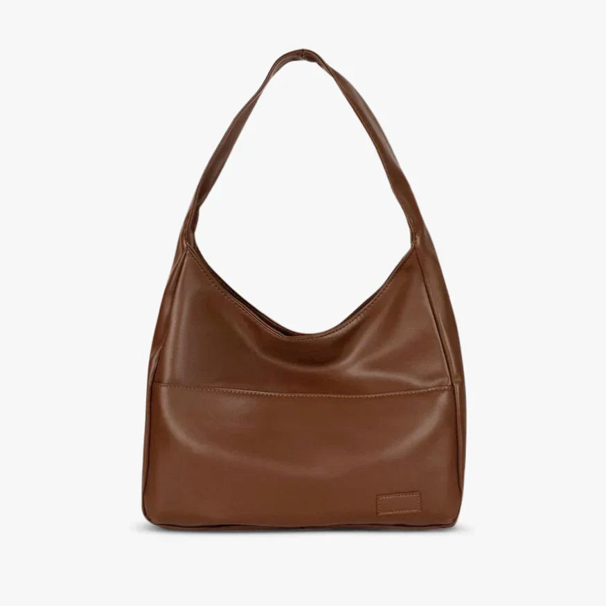 Minimalist Faux Leather Hobo Bag | Sleek and Functional | Everyday Elegance