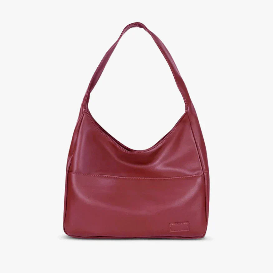 Minimalist Faux Leather Hobo Bag | Sleek and Functional | Everyday Elegance