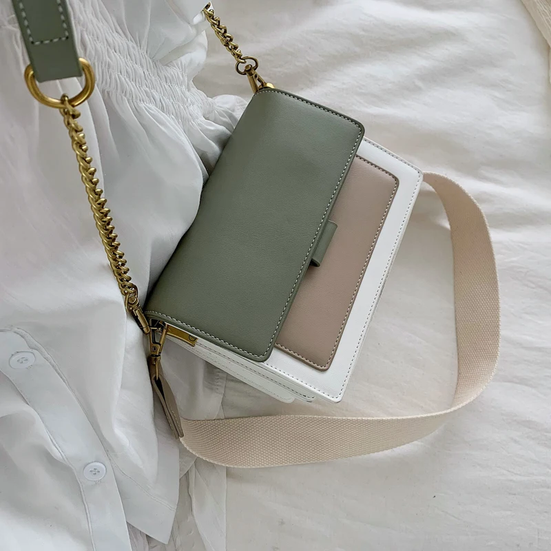 Colorblock Crossbody Bag | Faux Leather | Chic and Modern