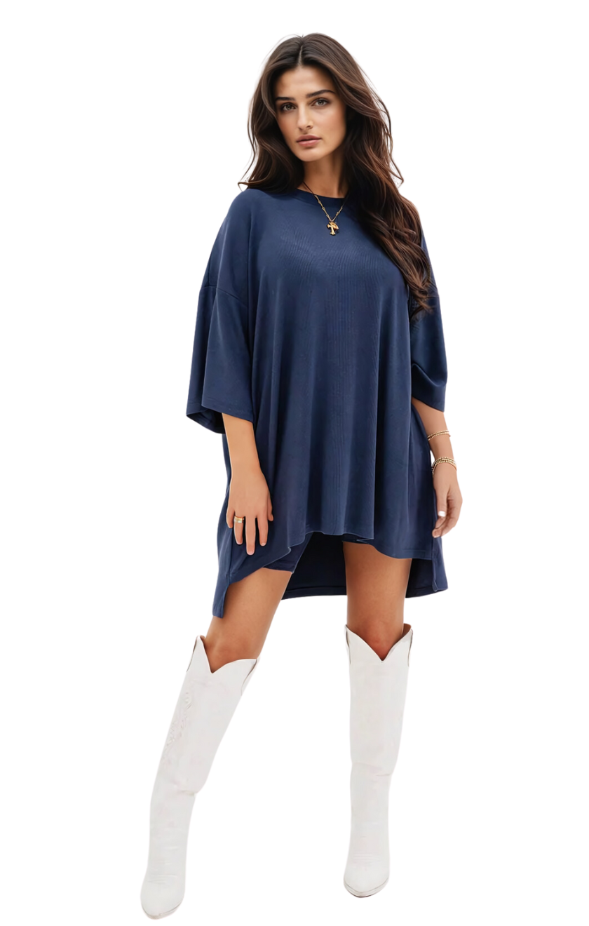 Oversized T-Shirt Dress | Relaxed Fit | Effortless Style