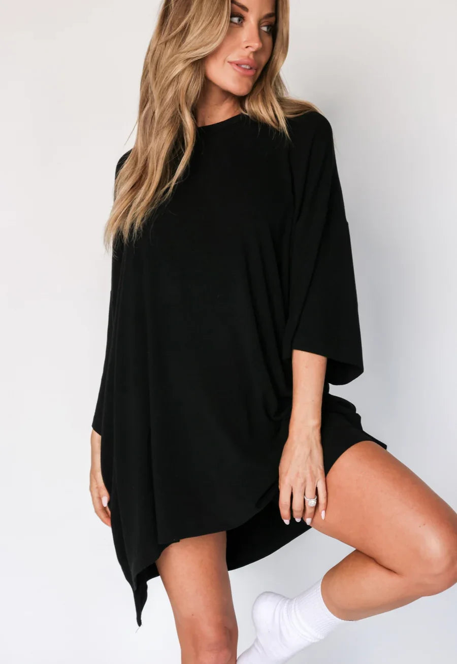 Oversized T-Shirt Dress | Relaxed Fit | Effortless Style