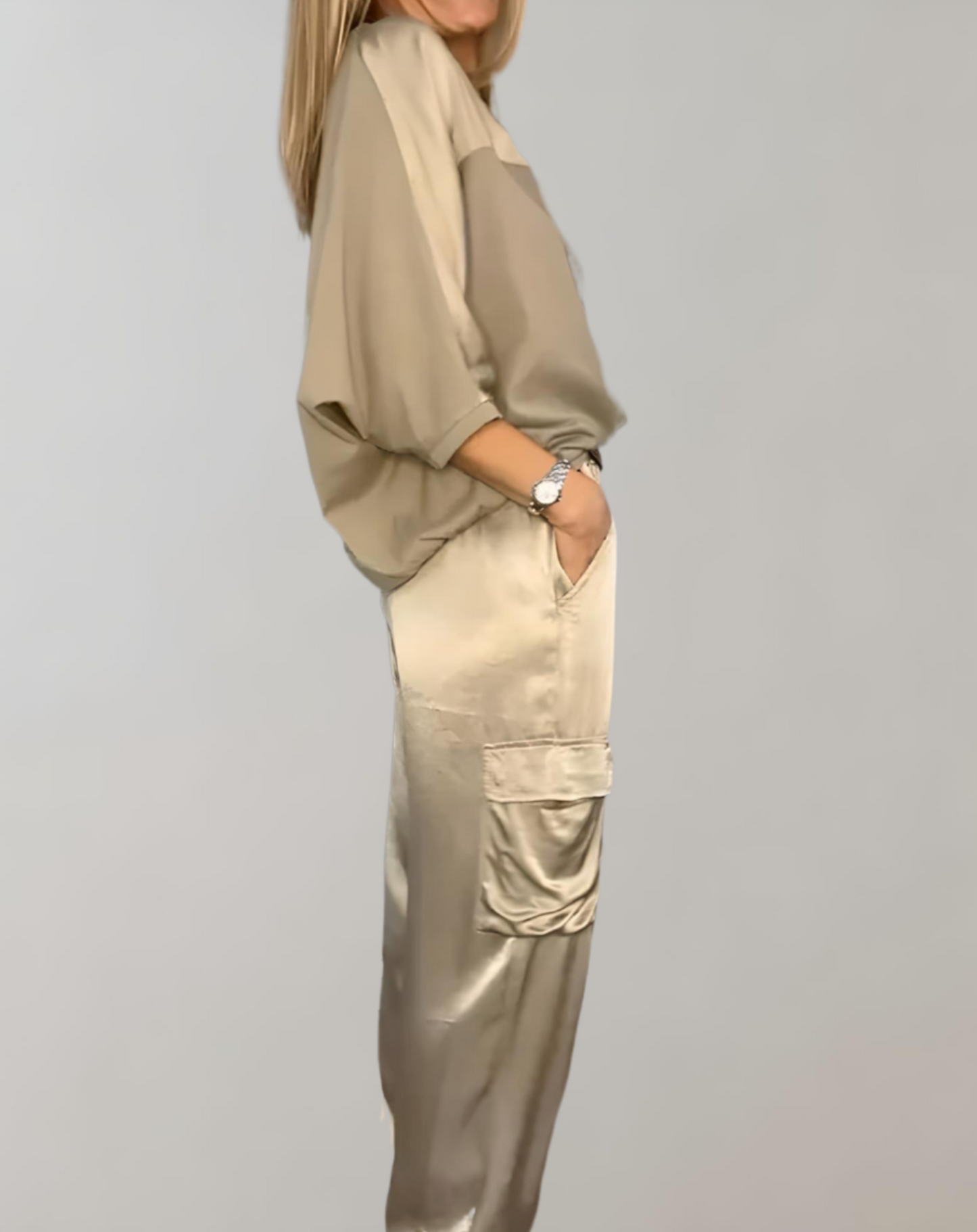 Satin Cargo Co-Ord Set | Effortless Elegance | Luxe with a Modern Edge