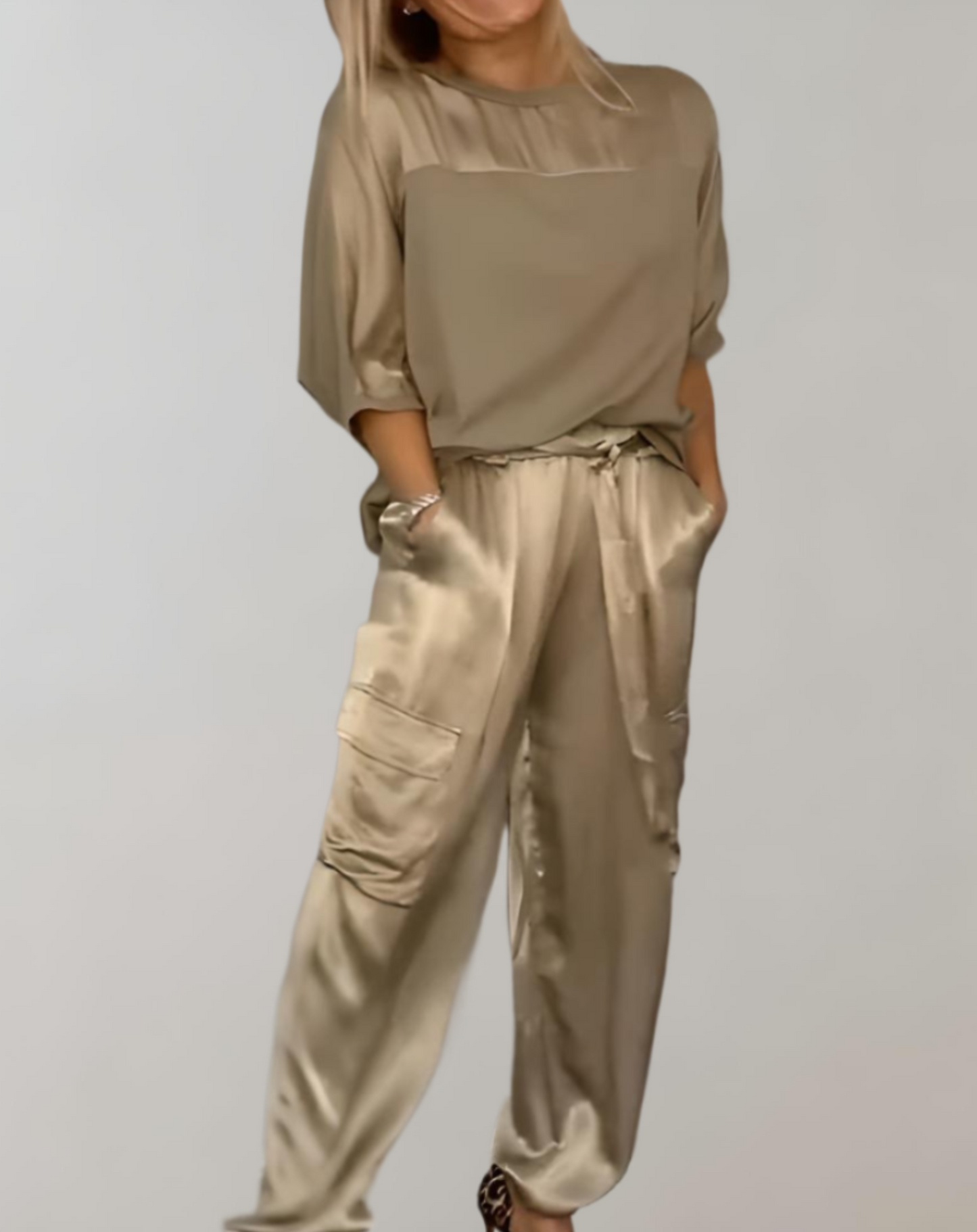 Satin Cargo Co-Ord Set | Effortless Elegance | Luxe with a Modern Edge