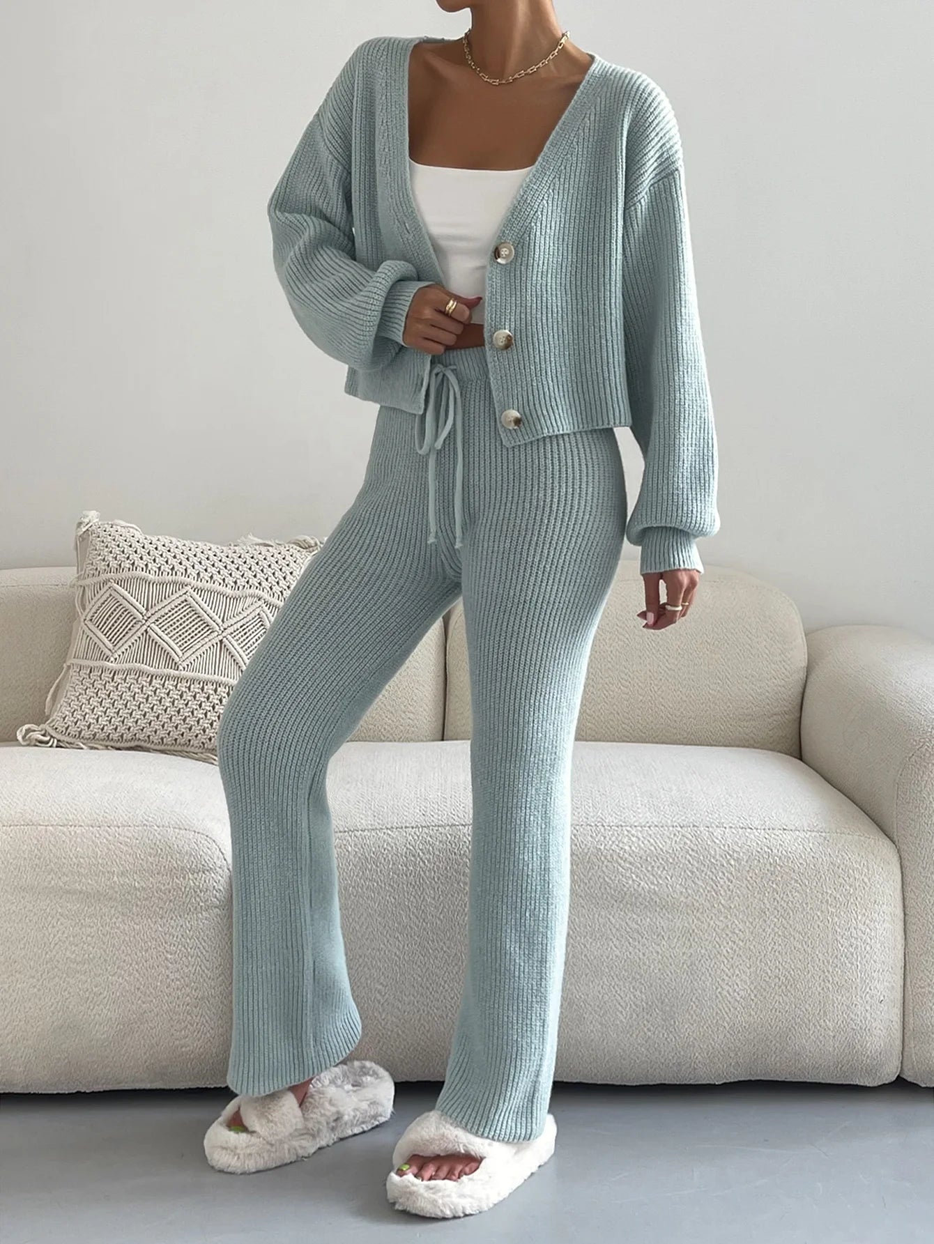 Knitted Lounge Set | Soft Knit | Relaxed Comfort