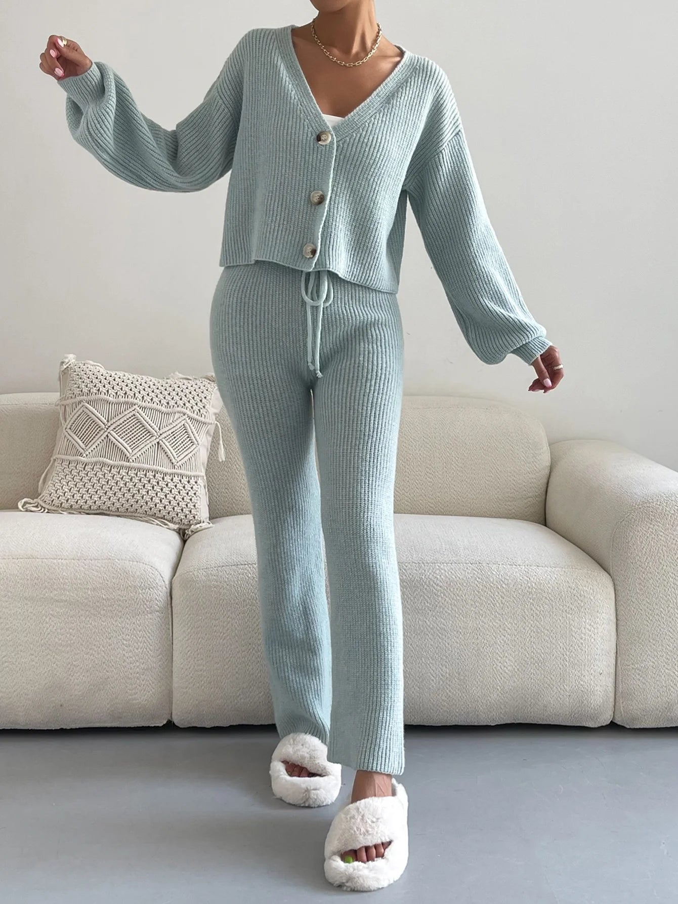 Knitted Lounge Set | Soft Knit | Relaxed Comfort