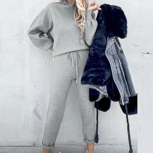 Cozy Two-Piece Sweater Jogger Set | Relaxed Fit | Effortless Style