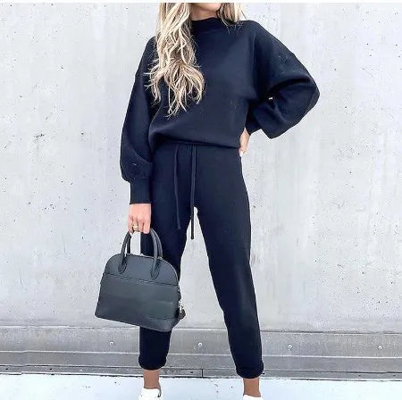 Cozy Two-Piece Sweater Jogger Set | Relaxed Fit | Effortless Style