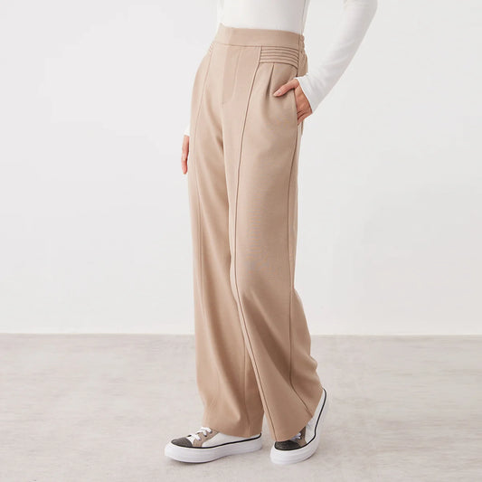 Wide-Leg Lounge Trousers | High-Waisted | Casual & Comfortable