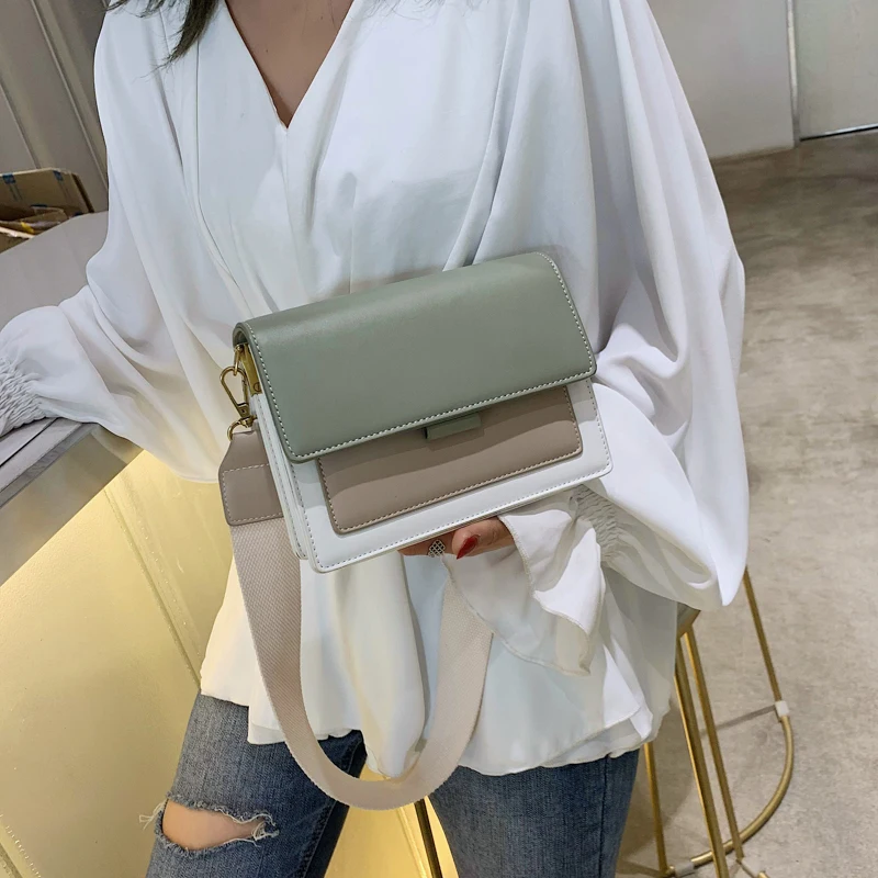 Colorblock Crossbody Bag | Faux Leather | Chic and Modern