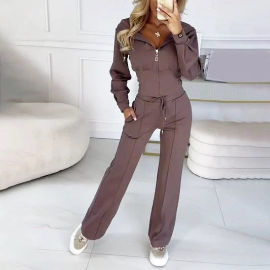 Two-Piece Lounge Set | Mocha | Comfortable and Stylish