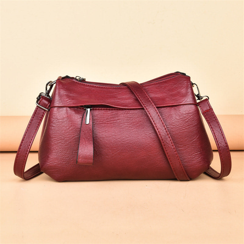 Classic Faux Leather Shoulder Bag | Sleek and Versatile | Everyday Elegance