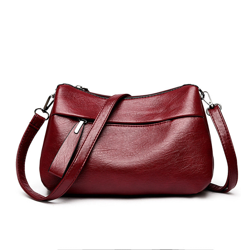 Classic Faux Leather Shoulder Bag | Sleek and Versatile | Everyday Elegance