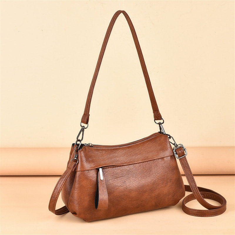 Classic Faux Leather Shoulder Bag | Sleek and Versatile | Everyday Elegance